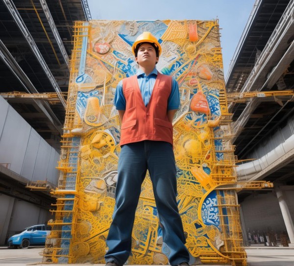 工程类文化墙，我在这里站稳了肩膀