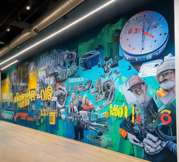 工程管理文化墙，效率革命的开始